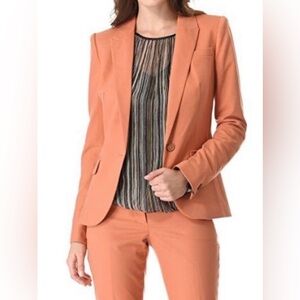 Rachel Zoe Tangerine Hanne Tailored Blazer/Jacket. Size 4